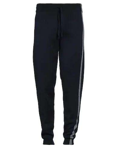 Navy blue Knitted Casual pants