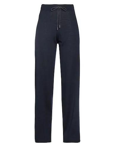 Navy blue Knitted Casual pants