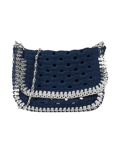 Navy blue Knitted Handbag