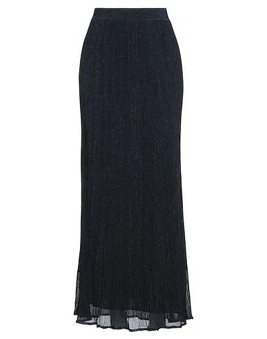 Navy blue Knitted Maxi Skirts