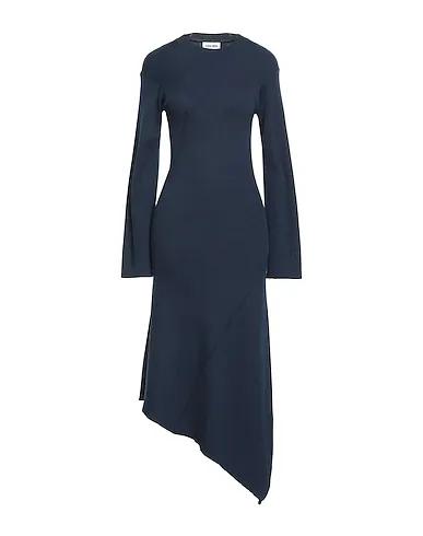 Navy blue Knitted Midi dress