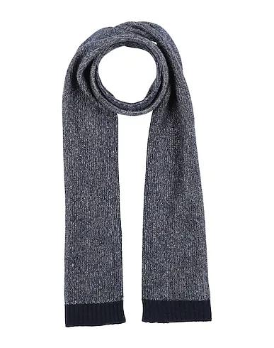 Navy blue Knitted Scarves and foulards