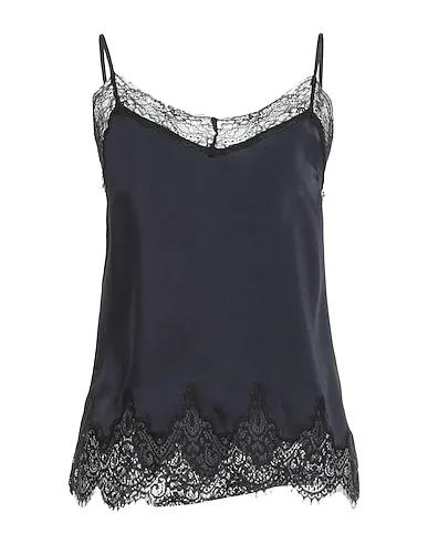 Navy blue Lace Top