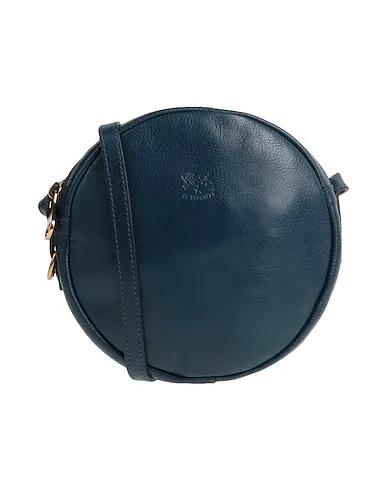 Navy blue Leather Cross-body bags
