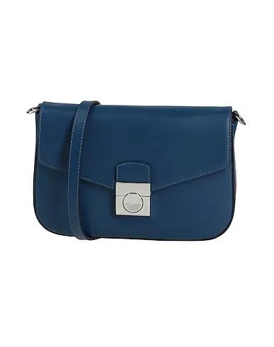 Navy blue Leather Cross-body bags