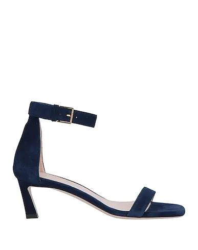 Navy blue Leather Sandals