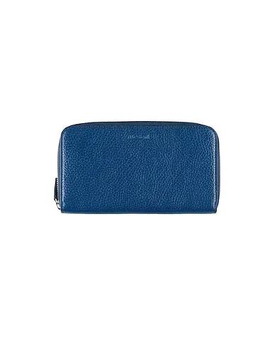 Navy blue Leather Wallet