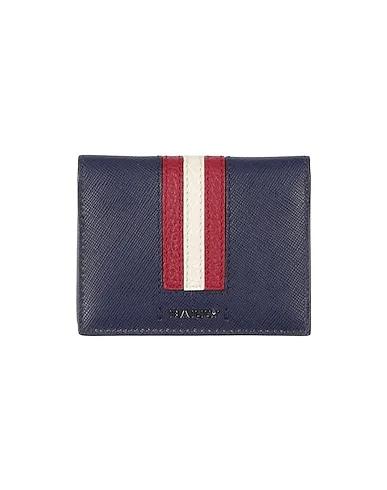 Navy blue Leather Wallet