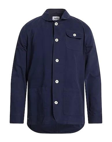 Navy blue Moleskin Full-length jacket