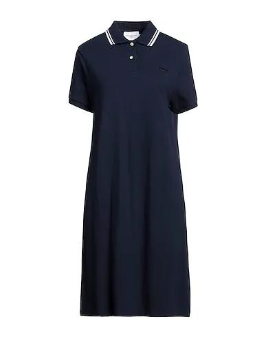 Navy blue Piqué Short dress