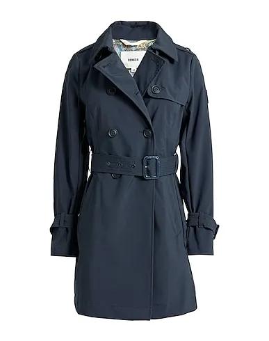 Navy blue Plain weave Double breasted pea coat