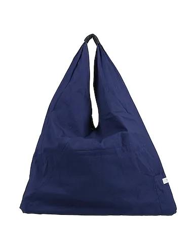Navy blue Plain weave Handbag