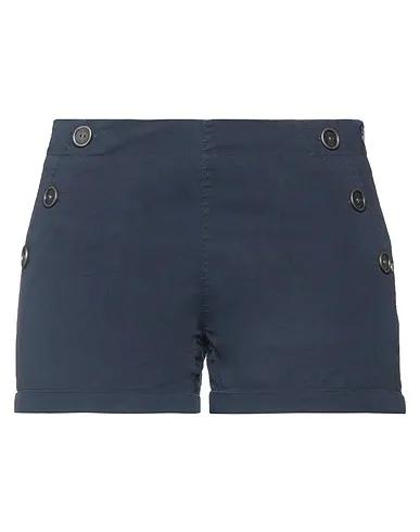 Navy blue Plain weave Shorts & Bermuda