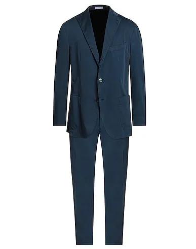 Navy blue Plain weave Suits