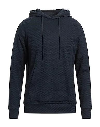Navy blue Plain weave Sweatshirt
