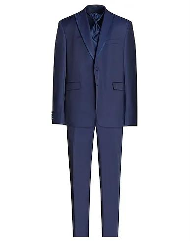 Navy blue Satin Suits