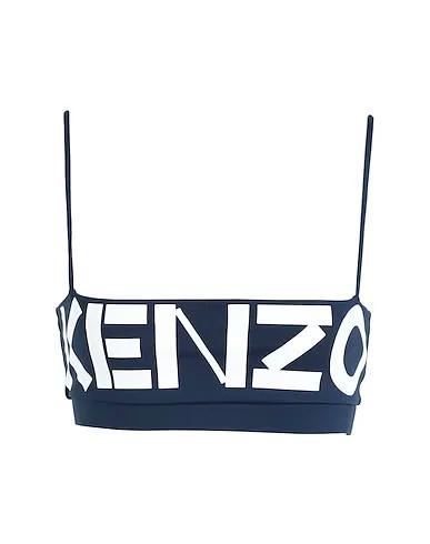 Navy blue Synthetic fabric Crop top
