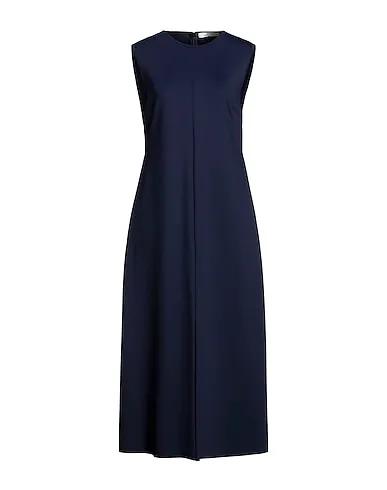 Navy blue Synthetic fabric Long dress