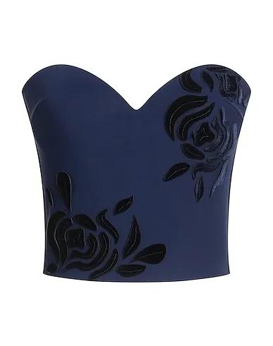 Navy blue Synthetic fabric Top
