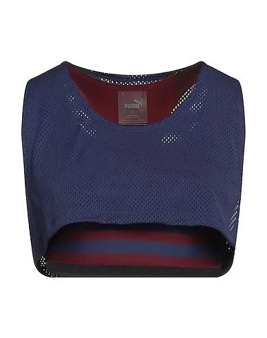 Navy blue Synthetic fabric Top