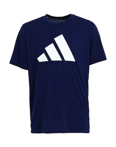 Navy blue T-shirt adidas TRAIN ESSENTIALS FEELREADY LOGO TRAINING T-SHIRT
