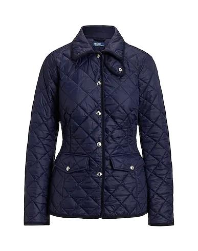 Navy blue Techno fabric Jacket QUILTED JACKET
