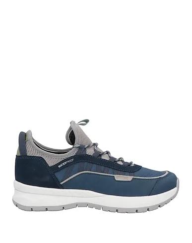 Navy blue Techno fabric Sneakers