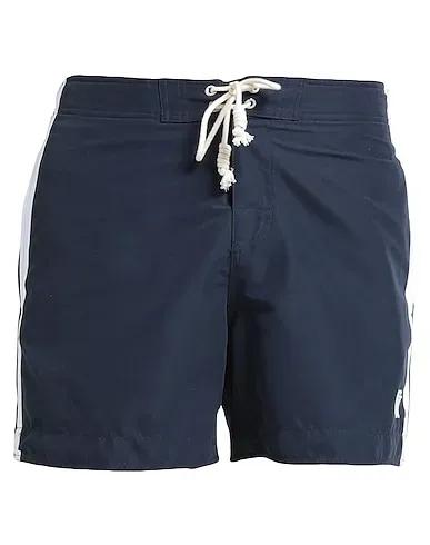 Navy blue Techno fabric Swim shorts