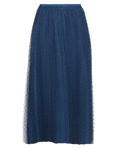 Navy blue Tulle Midi skirt