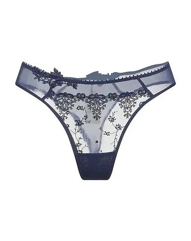 Navy blue Tulle Thongs