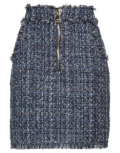 Navy blue Tweed Mini skirt