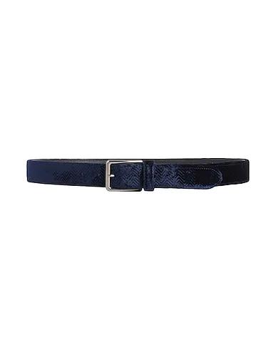 Navy blue Velvet Fabric belt