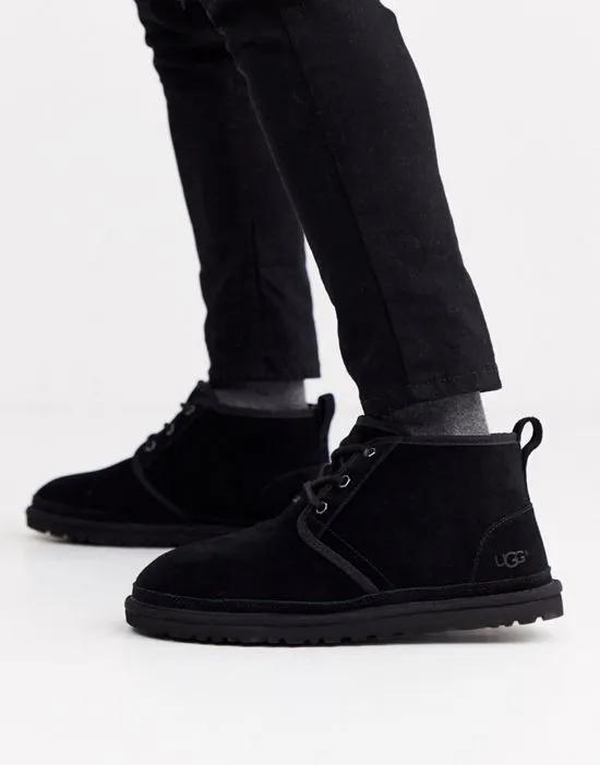 neumel chukka boots in black