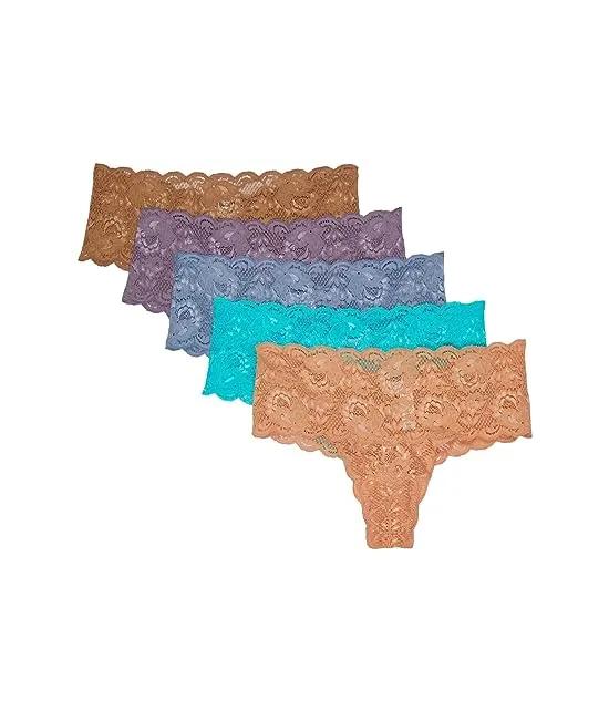 Never Say Never Comfie Thongs 5-Pack