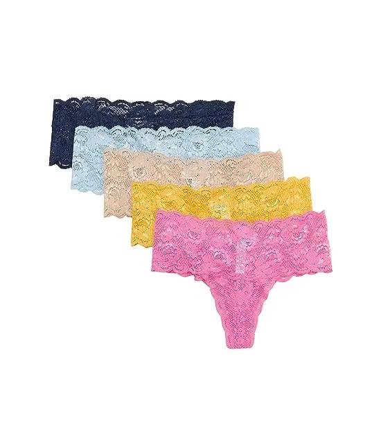 Never Say Never Comfie Thongs 5-Pack