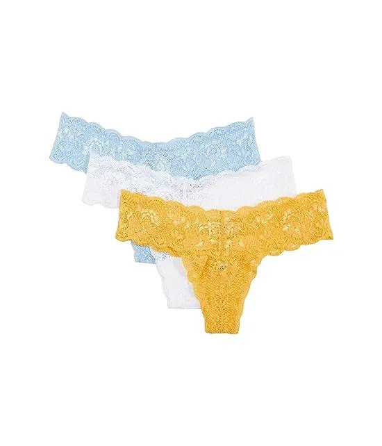 Never Say Never Cutie Lowrider Thong 3 Pack