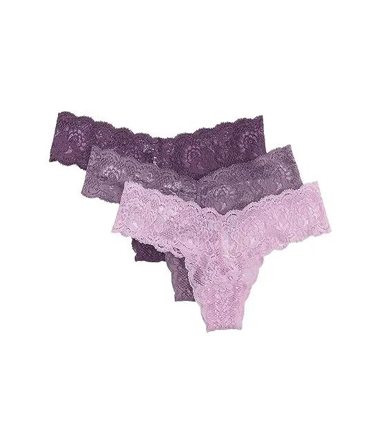 Never Say Never Cutie Lowrider Thong 3 Pack
