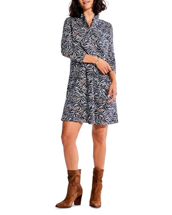 NIC+ZOE Petites Forest Fern French Terry Dress