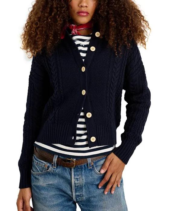 Nico Chunky Cable Knit Cardigan 