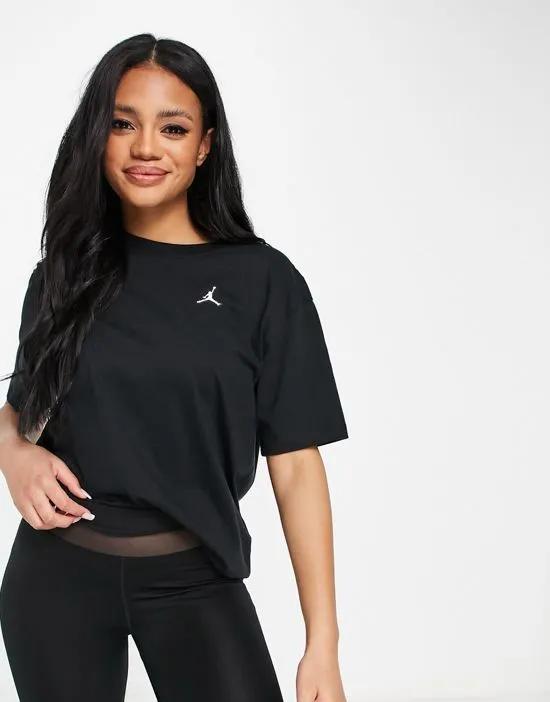 Nike  logo t-shirt in black