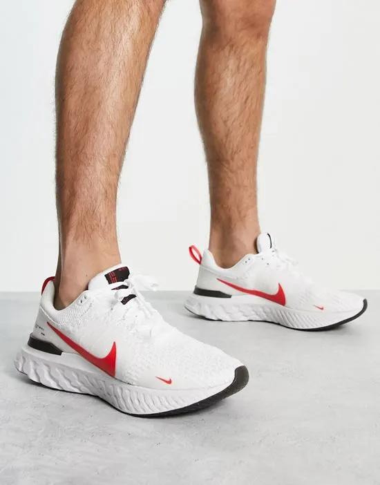Nike React Infinity 3 sneakers in white