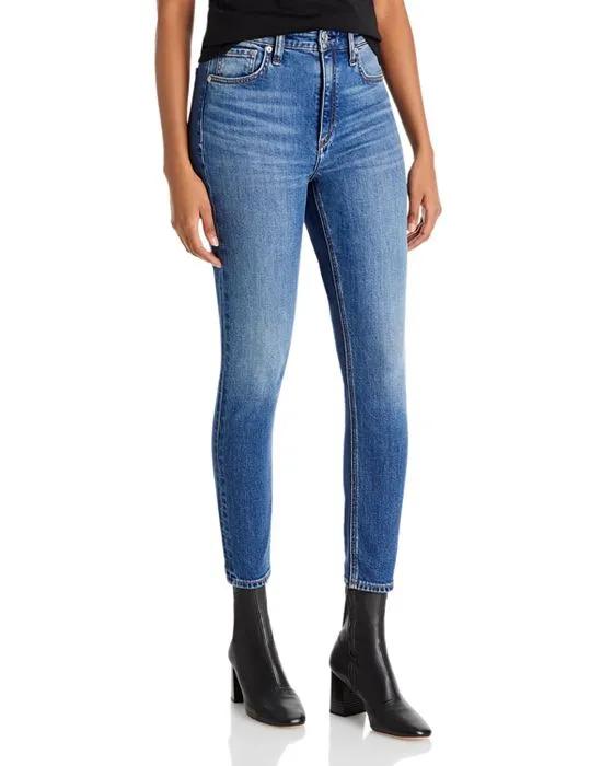 Nina High Rise Skinny Ankle Jeans in Ash2