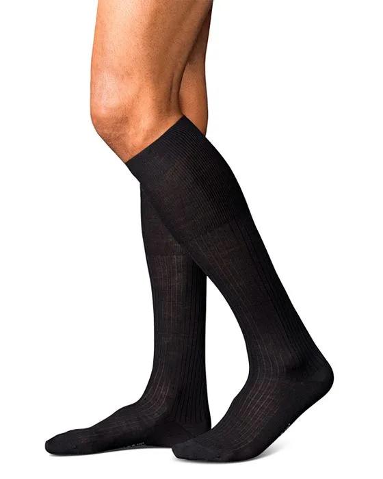 No. 7 Merino Wool & Nylon Knee High Dress Socks