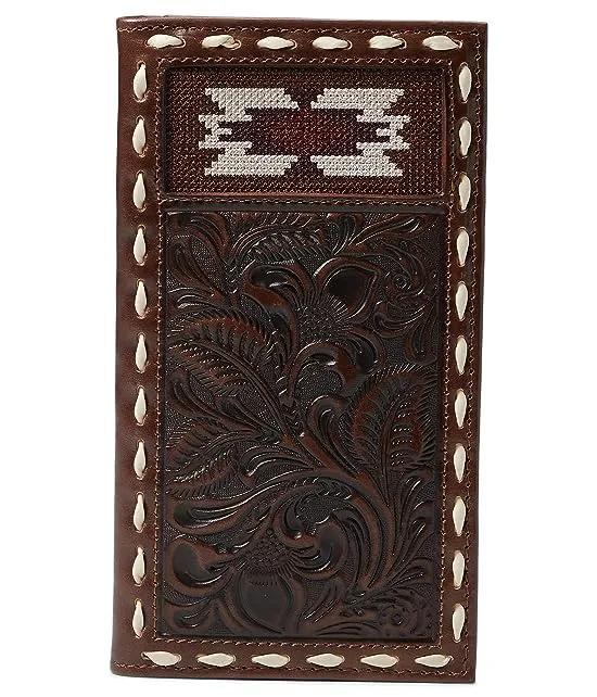Nocona Rodeo Wallet Southwestern Inlay & Lace