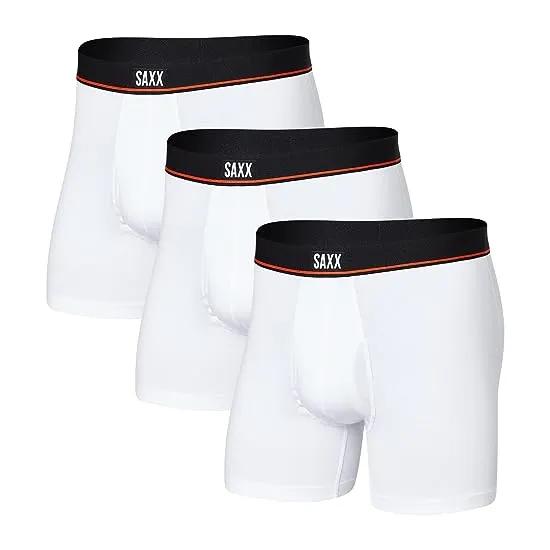 Non-Stop Stretch Cotton Boxer Brief Fly 3-Pack