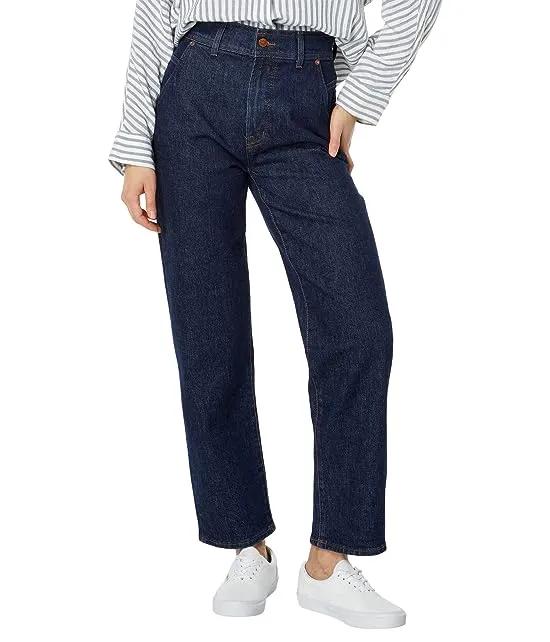 Normcore Perfect Vintage Straight Jeans with Deep Pockets in Stanhill Wash