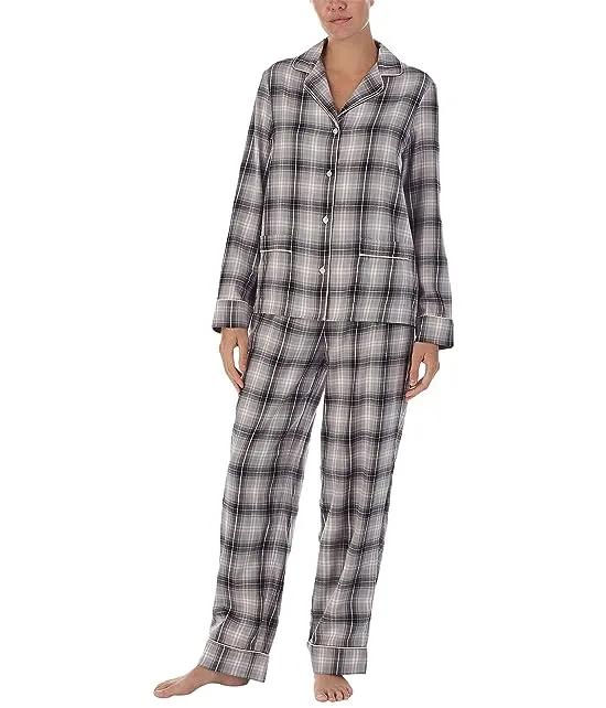 Notch Collar Pajama Set