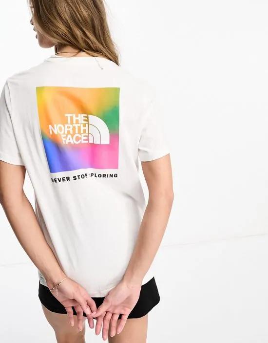 NSE box print T-shirt in white