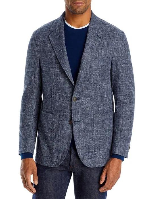 Nuvola Classic Fit Textured Weave Unstructured Sport Coat  