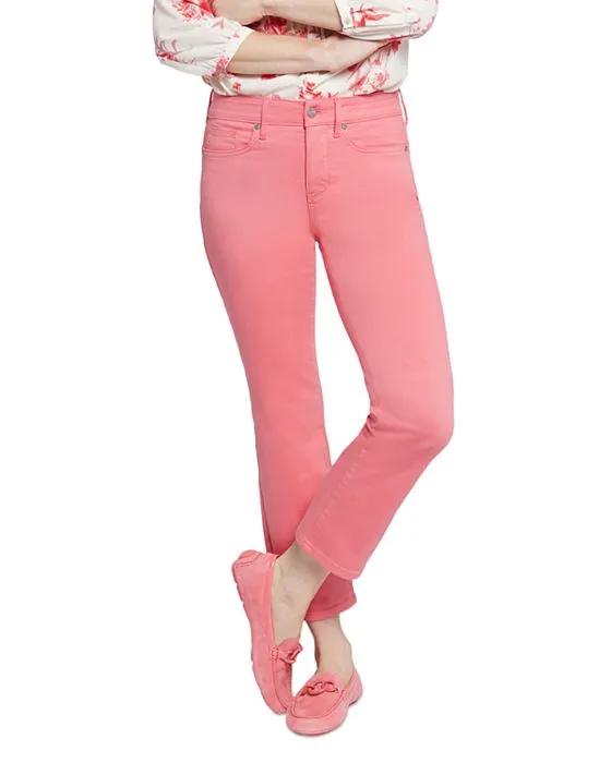 NYDJ Petite Marilyn High Rise Straight Ankle Jeans